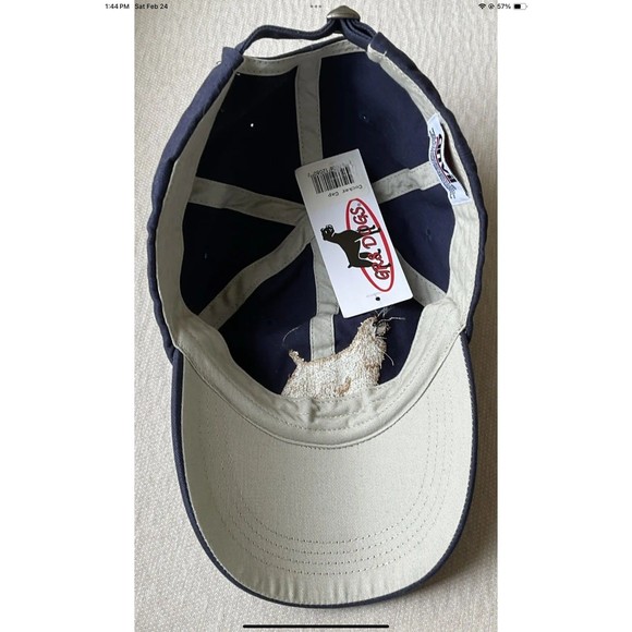 Cocker Spaniel Embroidered Blue Adjustable Baseball Cap Hat by GR8 DOGS NEW/TAGS - Picture 6 of 7